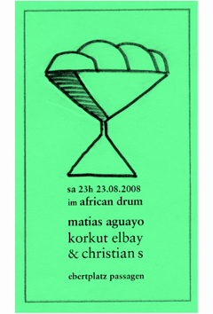 African Drum mit MATIAS AGUAYO, CHRISTIAN S und KORKUT ELBAY, Köln
