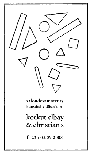 Salon Des Amateurs mit Christian S, Korkut Elbay, Dsseldorf